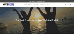 Desktop Screenshot of nutriverse.co.za